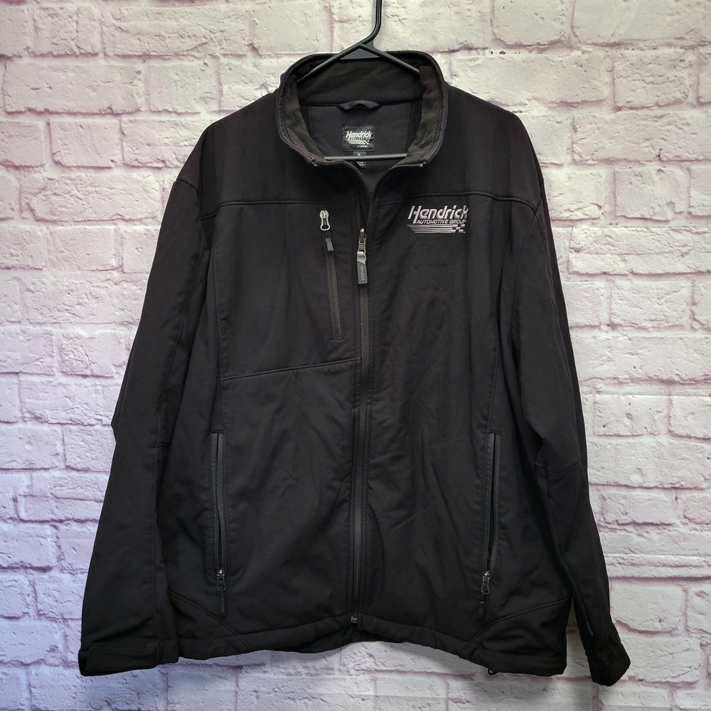 Hendrick Automotive Group Black Softshell Jacket‎ XL Team Motorsport Racing Work